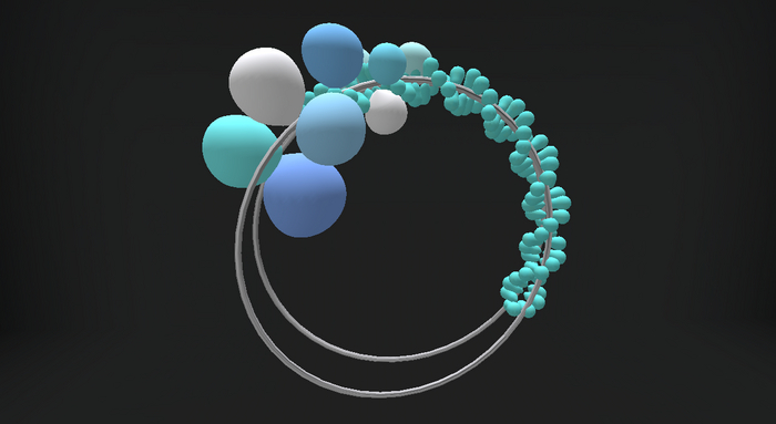 *NJoy* Balloon hoop blue