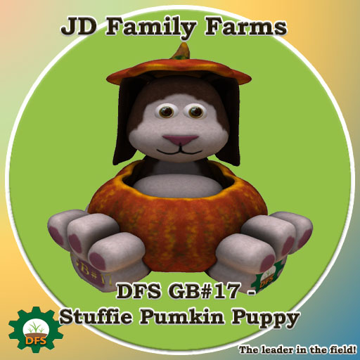 DFS GB#17 - Stuffie Pumkin Puppy - rare limited edition collectible