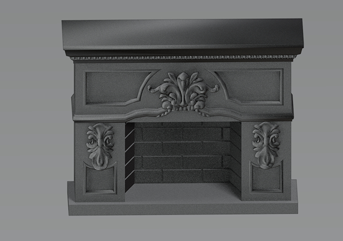 Portal fireplace 7