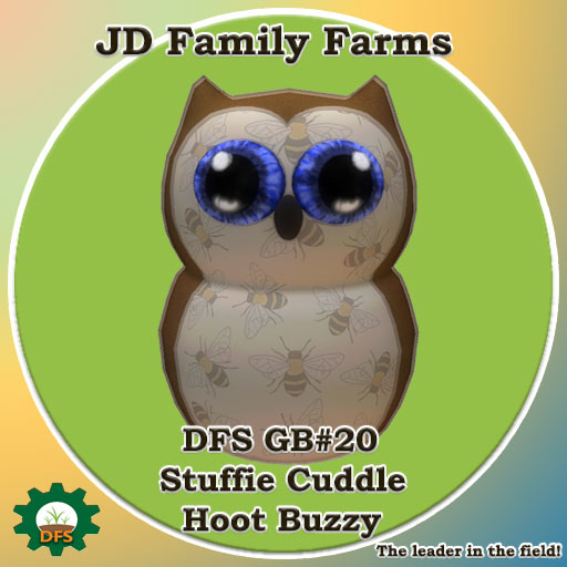 DFS GB#20 - Stuffie Cuddle Hoot Buzzy - limited edition collectible