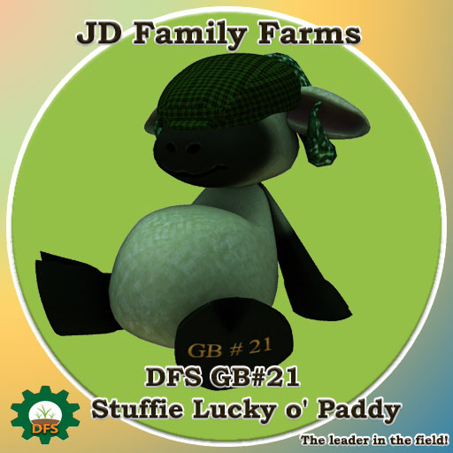 DFS GB#21 - Stuffie Lucky o' Paddy - rare limited edition collectible