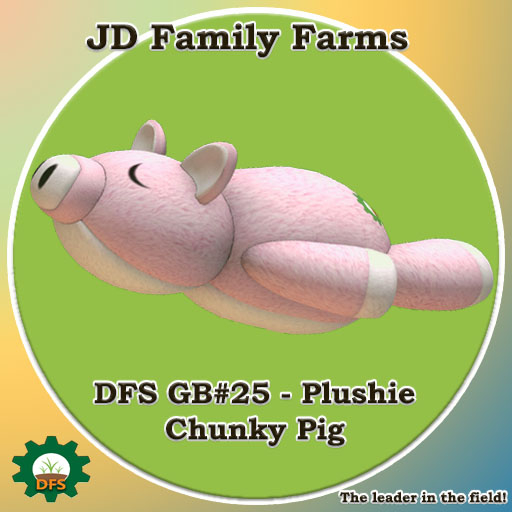 DFS GB#25 - Plushie - Chunky Pig - rare limited edition collectible