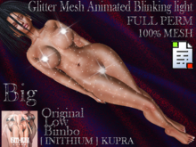 STYLES -FULL PERM-Big-Mesh Sequins for body-white -Animated-[ INITHIUM ] KUPRA