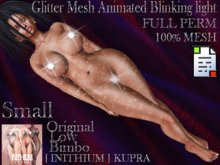 STYLES -FULL PERM-Small-Mesh Sequins for body-white -Animated-[ INITHIUM ] KUPRA