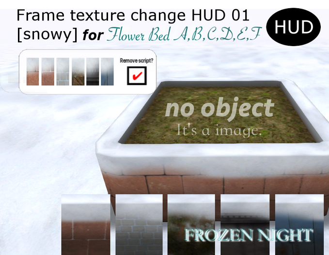 FN* Flower bed frame HUD 01 [snowy]