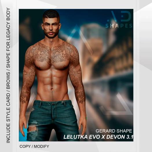 *AD SHAPES* Gerard Shape  -  Devon Head