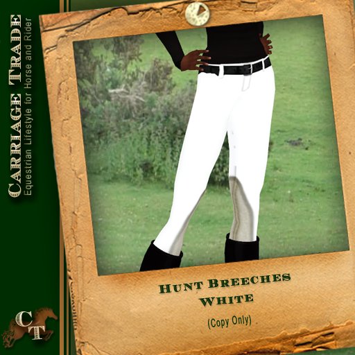 @CT@ Men's Hunt Breeches White