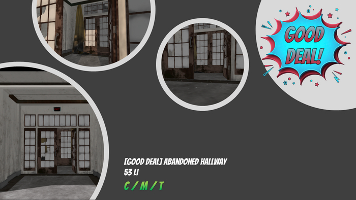 [GOOD DEAL] Abandoned Hall .BOXED/ADD&TOUCH.