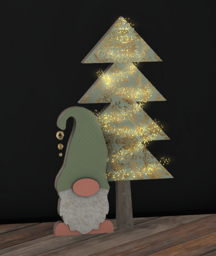 Sparrows Nest Gnome and tree mint