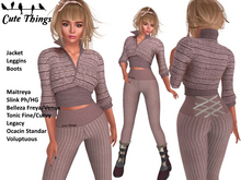 [CT] Warm Sweety Winter Outfit Powder Pink - Maitreya - Belleza - Slink - Legacy - Tonic - Ocacin - DEMO