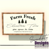 Serendipity Designs - Farm Fresh Tree Sign