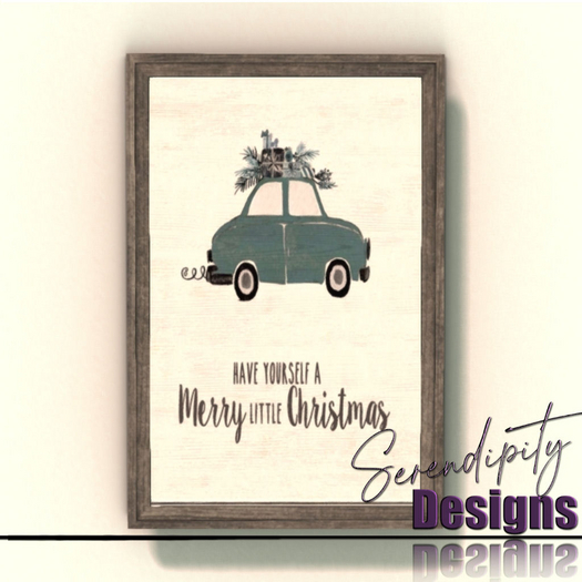 Serendipity Designs - Merry Little Christmas Poster 