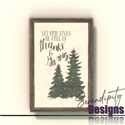 Serendipity Designs - Thanks & Giving Poster