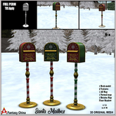 FC- Full Perm Santa Mailbox s-3 ,full perm, santa mailbox , lchristmas mailbox