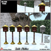FC- Full Perm Santa Mailbox s-4 ,full perm , santa mailbox,letter to santa 