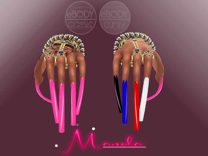 :.M.:Gel Polish eBody Nails+Hud(Square)XL
