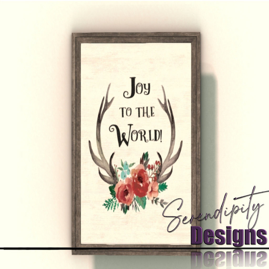 Serendipity Designs - Joy To The World Poster 