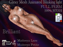 STYLES -FULL PERM-Mesh Sequins for body-white -Animated-Maitreya Lara/Maitreya Petite