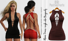 Alaias Dress Burgundy - Maitreya Lara, Lara Petite, Kupra Original, Legacy - FashionNatic