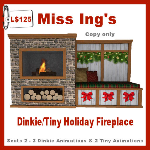 Miss Ing's DT Holiday Fireplace