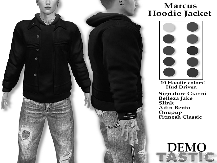 Tastic-Marcus Hoodie Jacket with Hud Demo