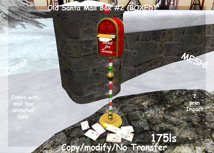 Old Santa Mail Box #2 (BOXED)