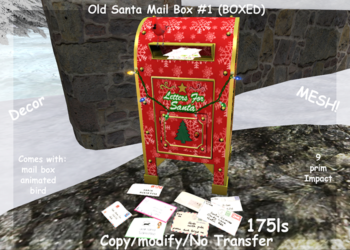 Old Santa Mail Box #1 (BOXED)