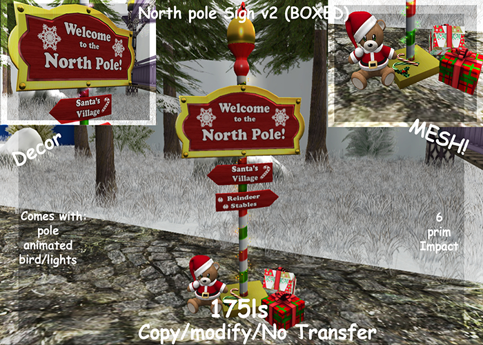 North pole Sign v2 (BOXED)
