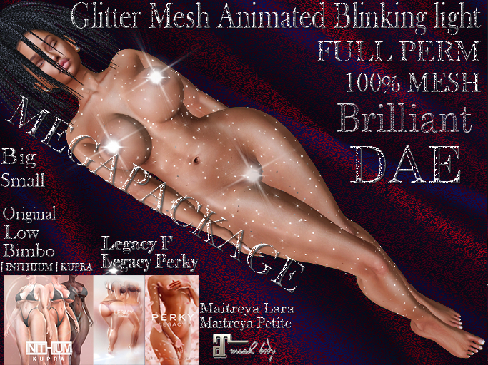 50% SALE-STYLES -FULL PERM-Sequins for body -MEGAPACKAGE-DAE