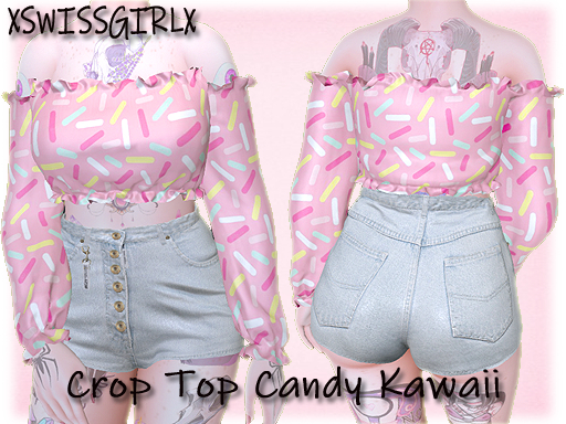 Crop Top Candy Kawaii