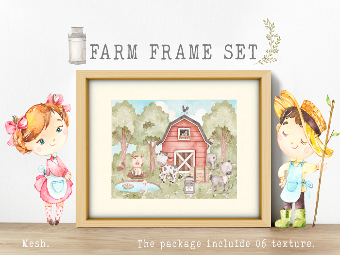 ~ La vie en rose - Farm Frame Set - 50% OFF