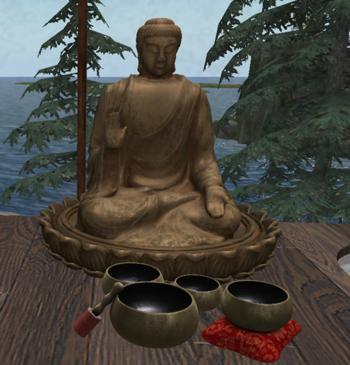 Gold Buddha Statue - Resizeable