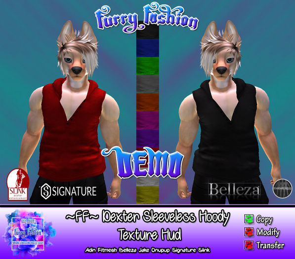 ~FF~ Dexter Sleeveless Hoody Demo