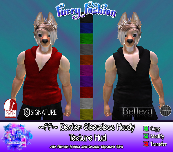 ~FF~ Dexter Sleeveless Hoody