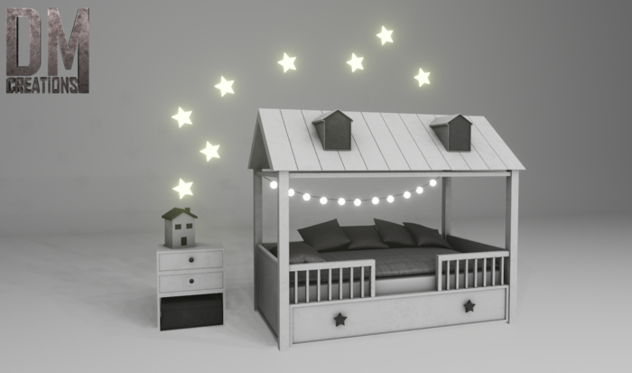 Kazue bed set Full Perm Mesh