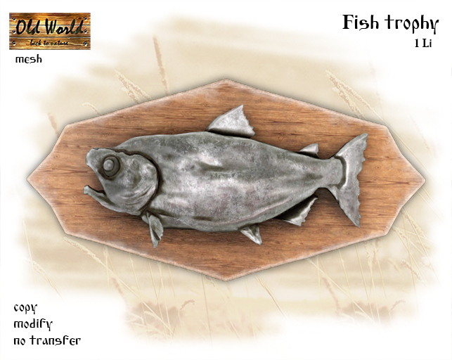 Fish trophy - Old World - Rustic / Medieval