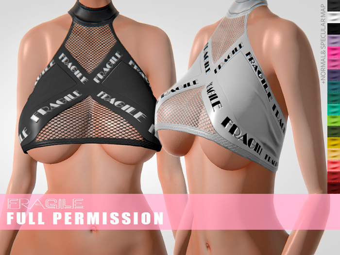 .Fragile. 17 Full Perm Textures for Dynasty TOP crop top 02