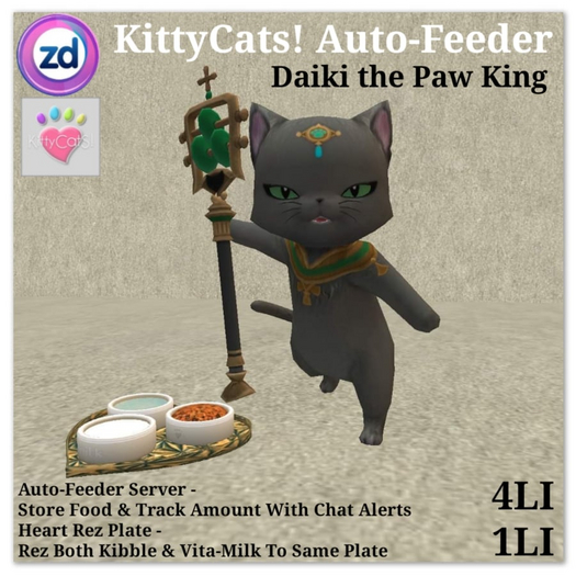 *ZD* KittyCatS! Auto-Feeder - Daiki the Paw King