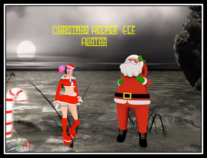Christmas Helper Elf  Mesh  Avatar