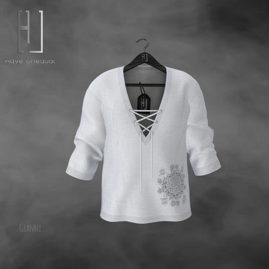 [HU] Derek Shirt_White_Gianni_bag
