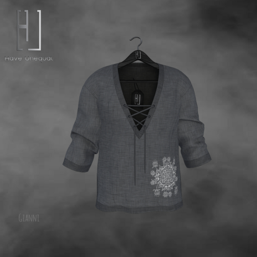 [HU] Derek Shirt_Grey_Gianni_bag