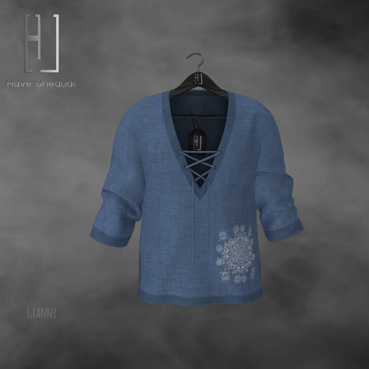 [HU] Derek Shirt_Blue_Gianni_bag