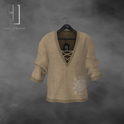 [HU] Derek Shirt_Beige_Gianni_bag