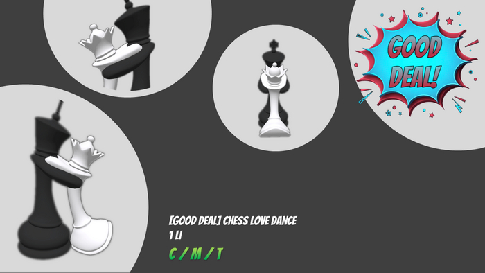 [GOOD DEAL] Chess love dance. BOXED/ADD&TOUCH.