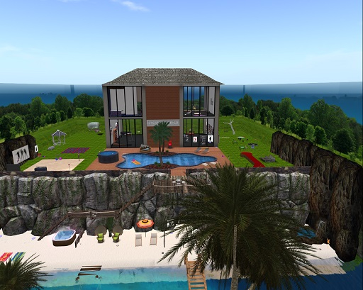 Waterfront location - house, beach, garden & cinema.