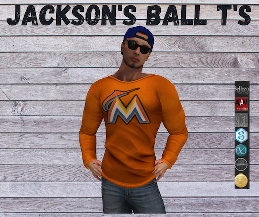 BaseBall T's - Miami Orange