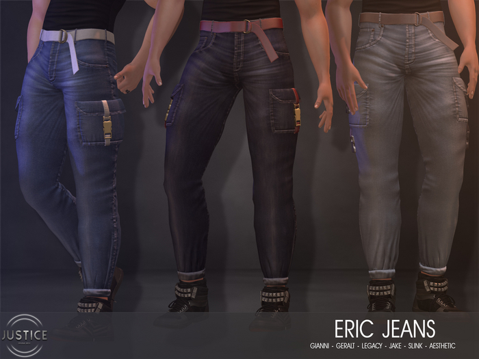 [JUSTICE] ERIC JEANS - FATPACK