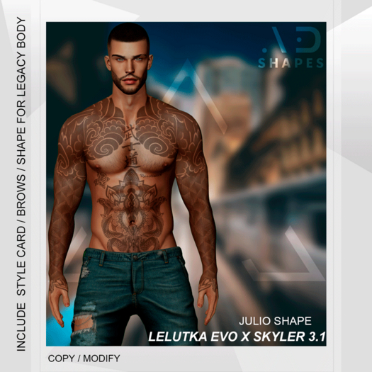 *AD SHAPES* Julio Shape  - Skyler Head