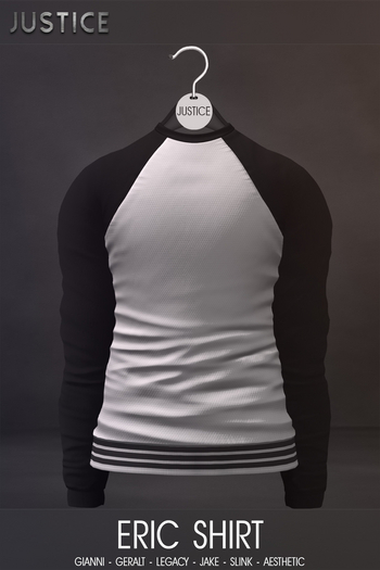 [JUSTICE] ERIC SHIRT - SNOW