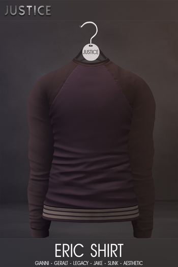 [JUSTICE] ERIC SHIRT - CHOCOLATE